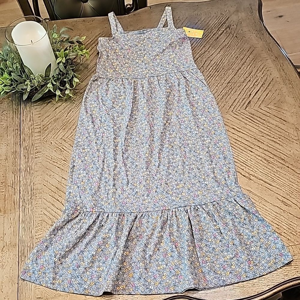 Cotton floral dress size M 8-10 NWT